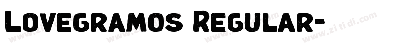 Lovegramos Regular字体转换